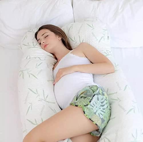 Bamboo 9FT U-Shaped Pillow With Removable Zipped Cover - Bedding Home