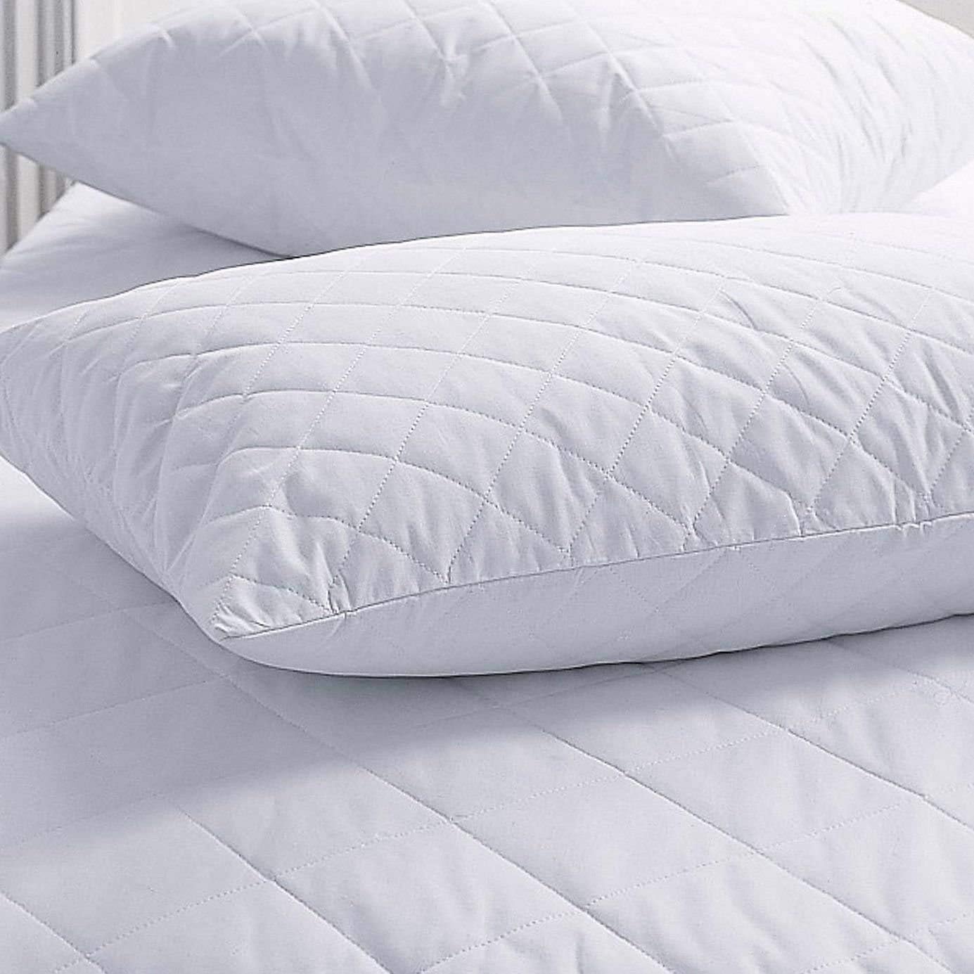 Super soft hollow fiber quilted pillows