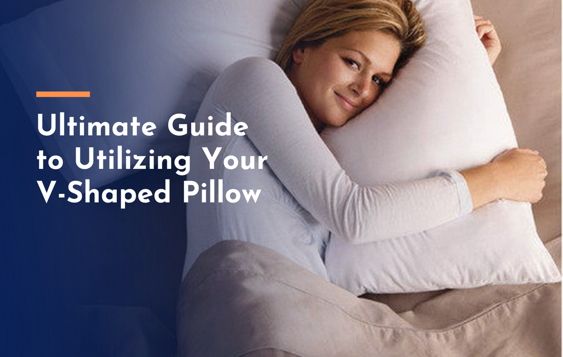 V shaped pillow positions best sale