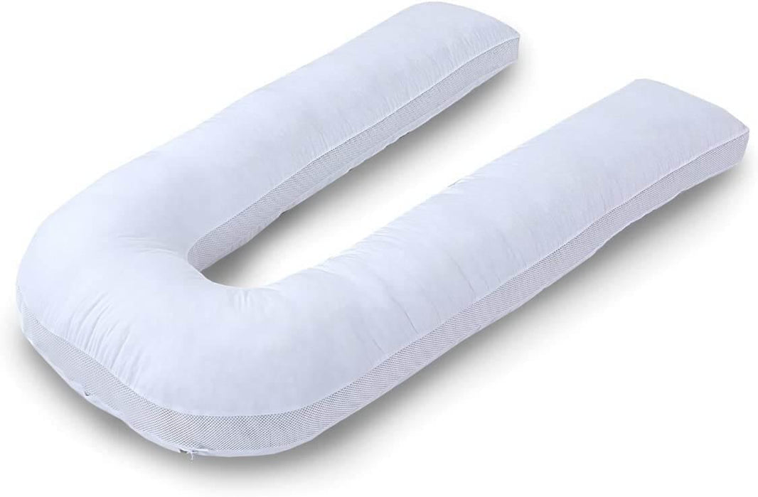 U Shaped Pillow For Comfort During Pregnancy Bedding Home